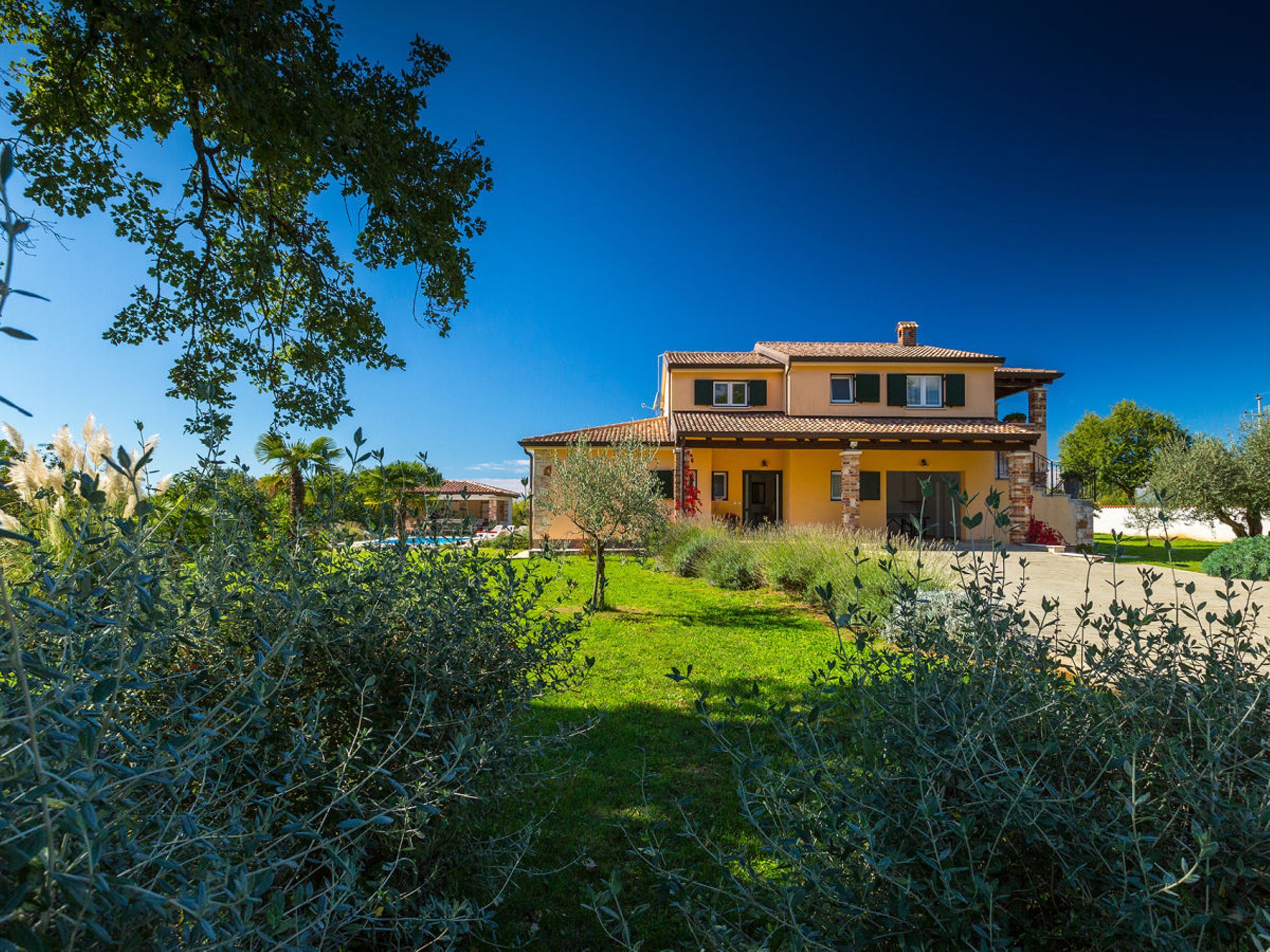 Villa Natura s bazenom okružena zelenilom