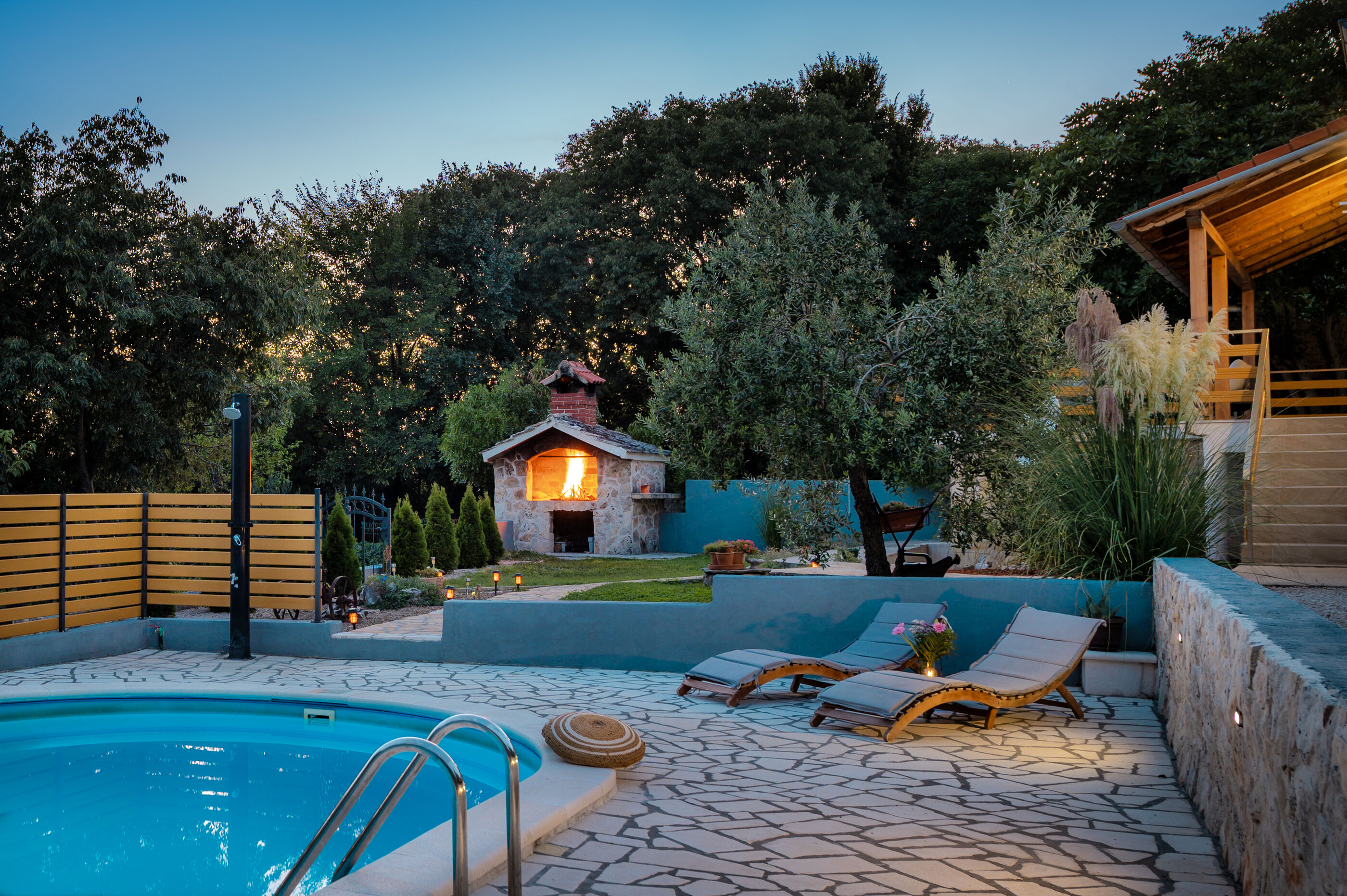 Villa Manda Adriatic heated pool